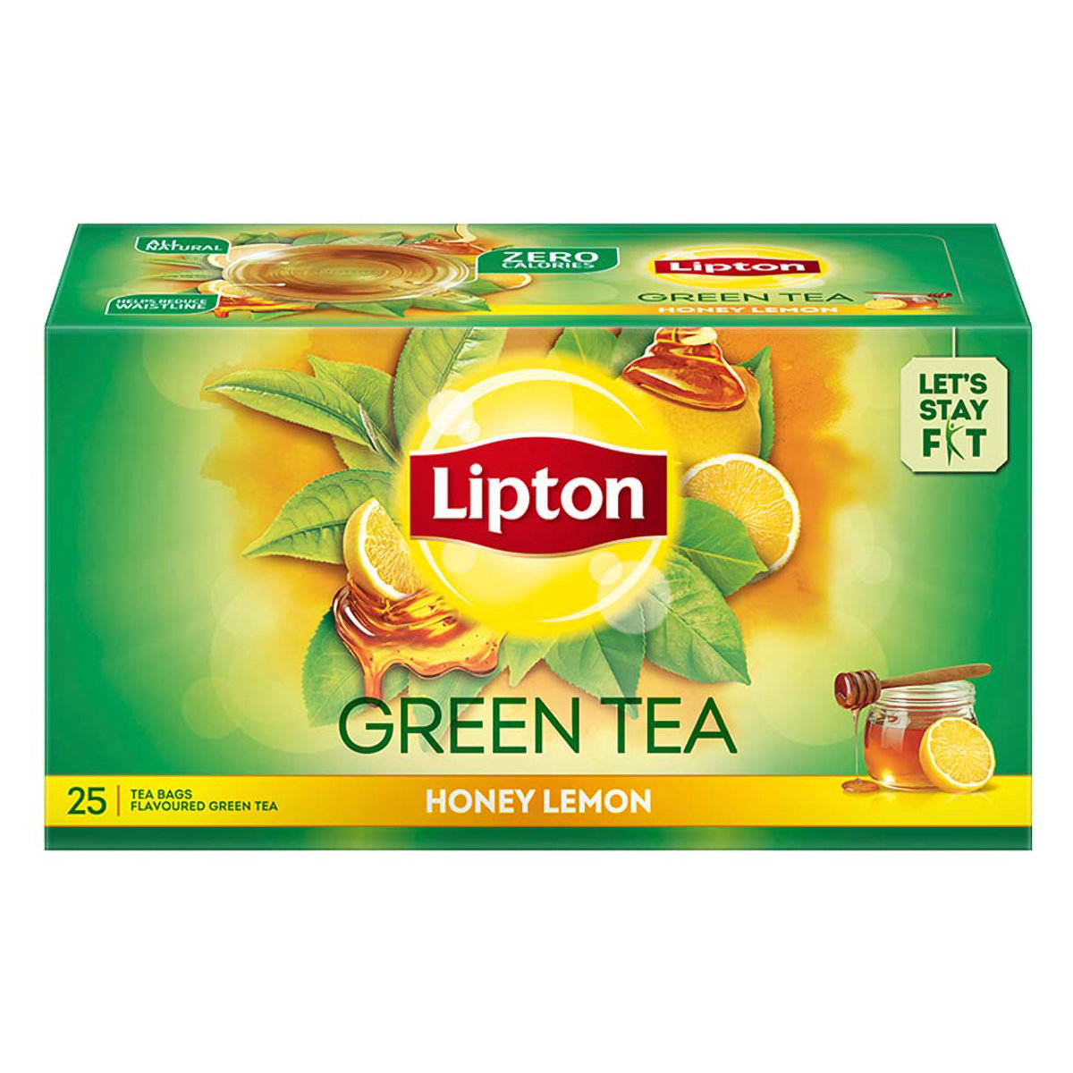 Lipton Honey Lemon Green Tea Bags, 25 Count, Pack of 1 Lipton Honey Lemon Green Tea Bags, 25 Count, Pack of 1