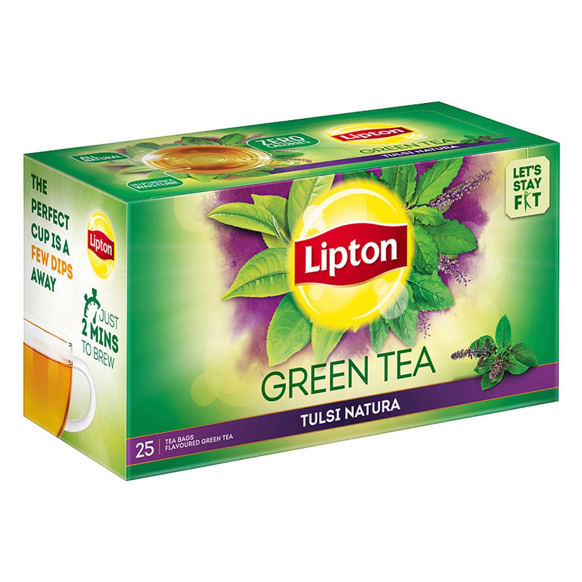 Lipton Tulsi Natura Green Tea Bags, 25 Count, Pack of 1 Lipton Tulsi Natura Green Tea Bags, 25 Count, Pack of 1