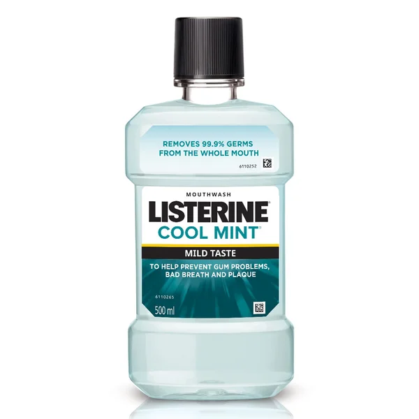 Listerine Cool Mint Mild Taste Mouthwash, 500 ml, Pack of 1