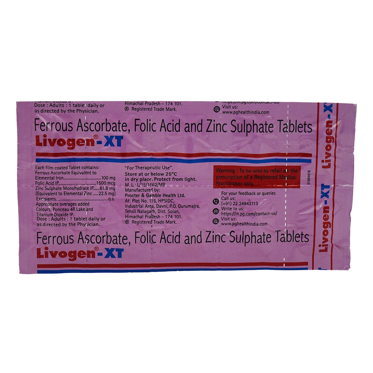 Livogen-XT Tablet 10's, Pack of 10 TabletS Livogen-XT Tablet 10's, Pack of 10 TabletS