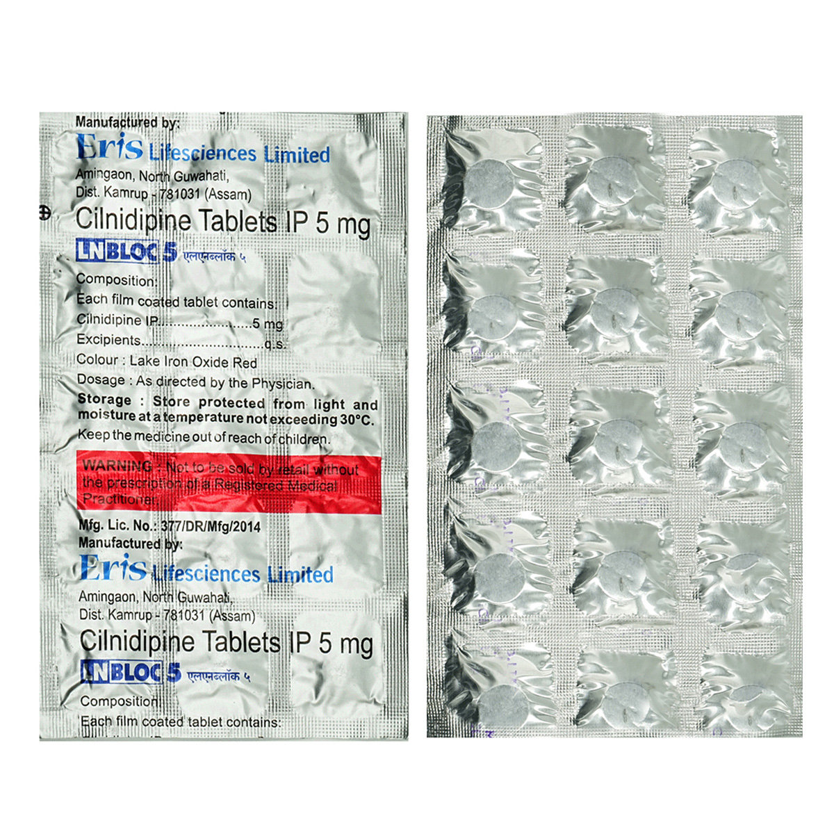 Lnbloc 5 Tablet 15's, Pack of 15 TabletS Lnbloc 5 Tablet 15's, Pack of 15 TabletS