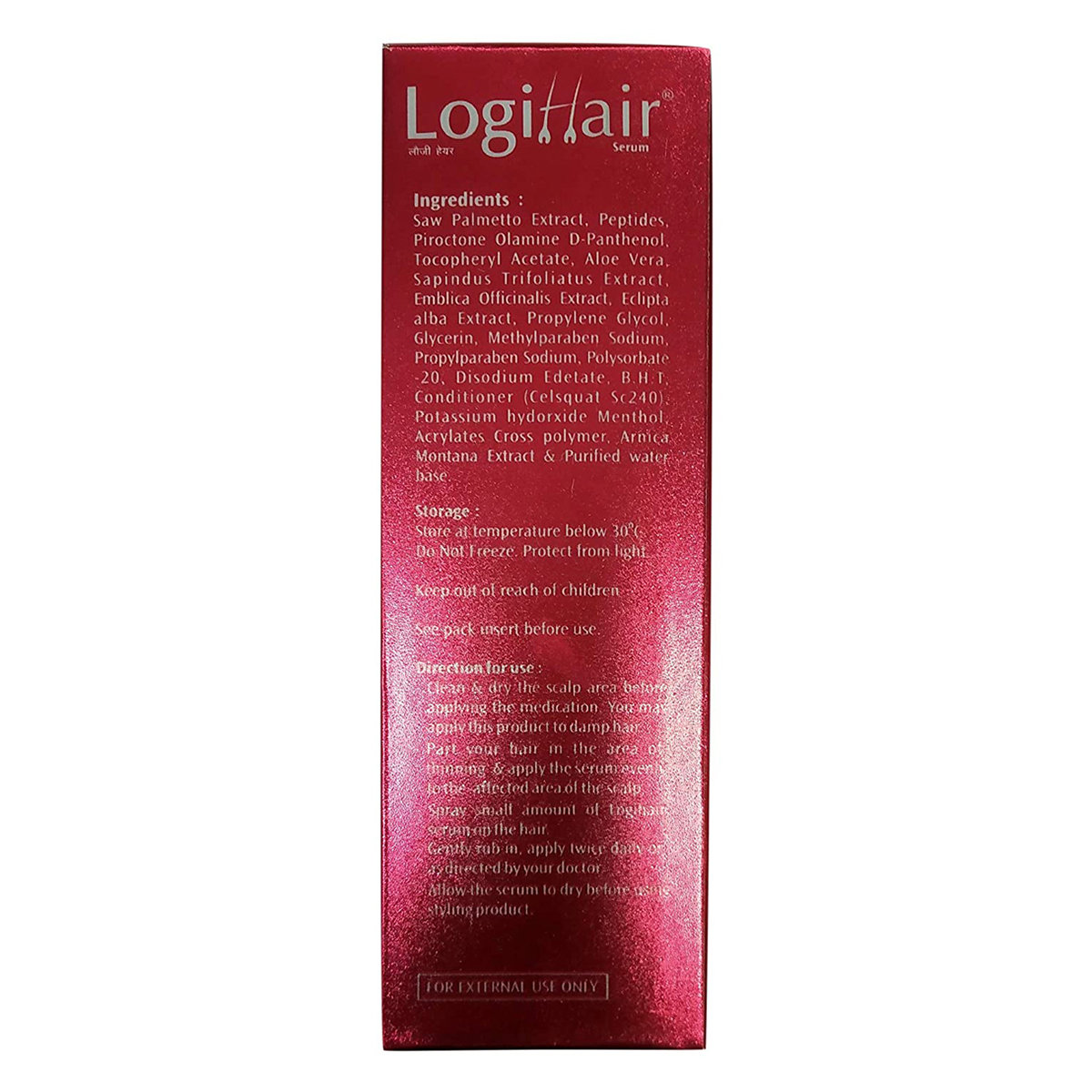 Logi Hair Serum, 126 ml, Pack of 1 Logi Hair Serum, 126 ml, Pack of 1
