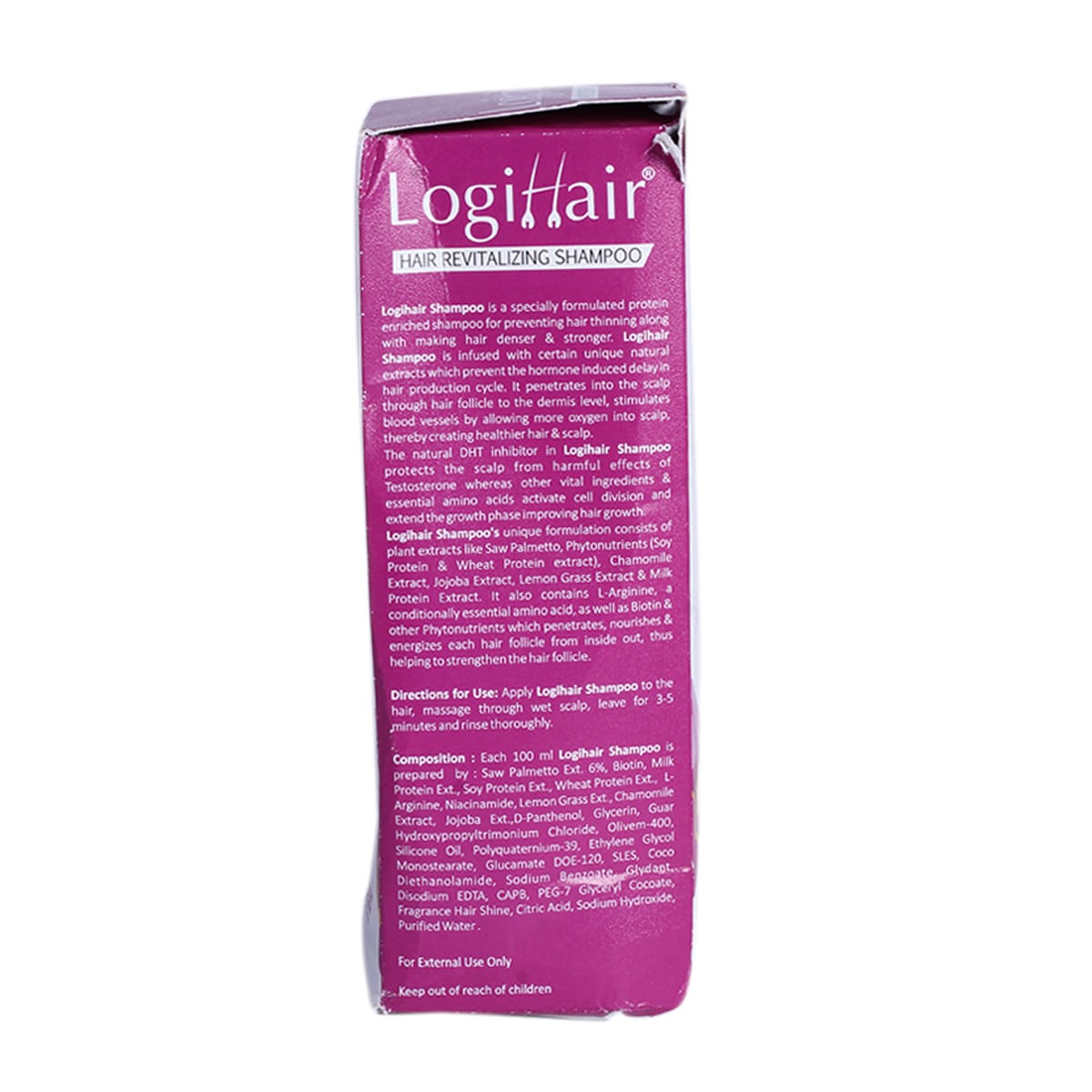 Logihair Shampoo 100 ml, Pack of 1 Logihair Shampoo 100 ml, Pack of 1