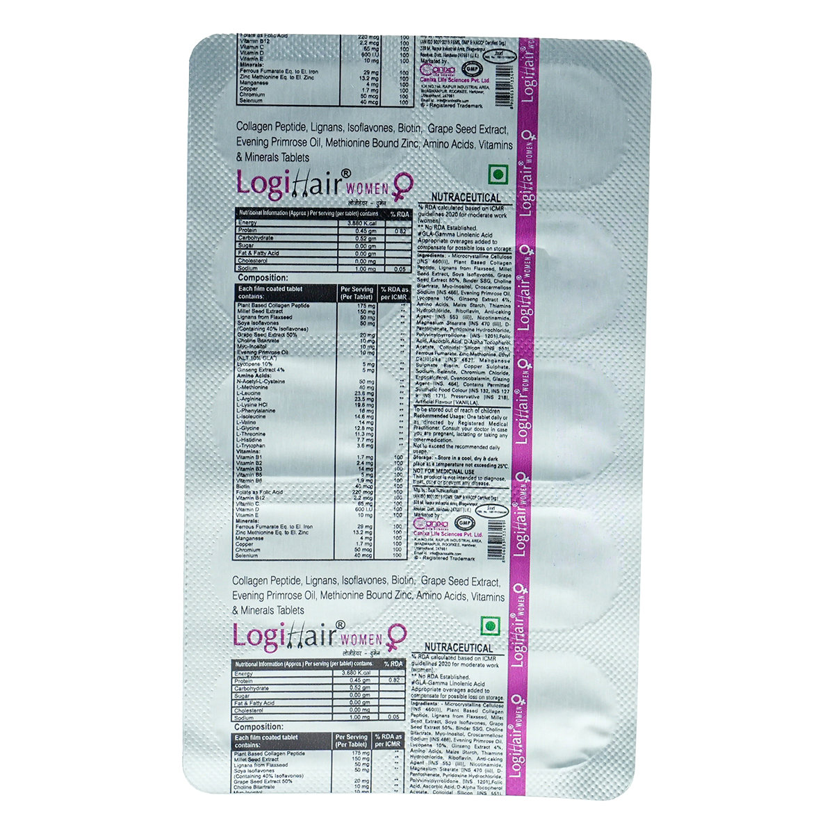 Logihair Women Tablet 10's, Pack of 10 Logihair Women Tablet 10's, Pack of 10