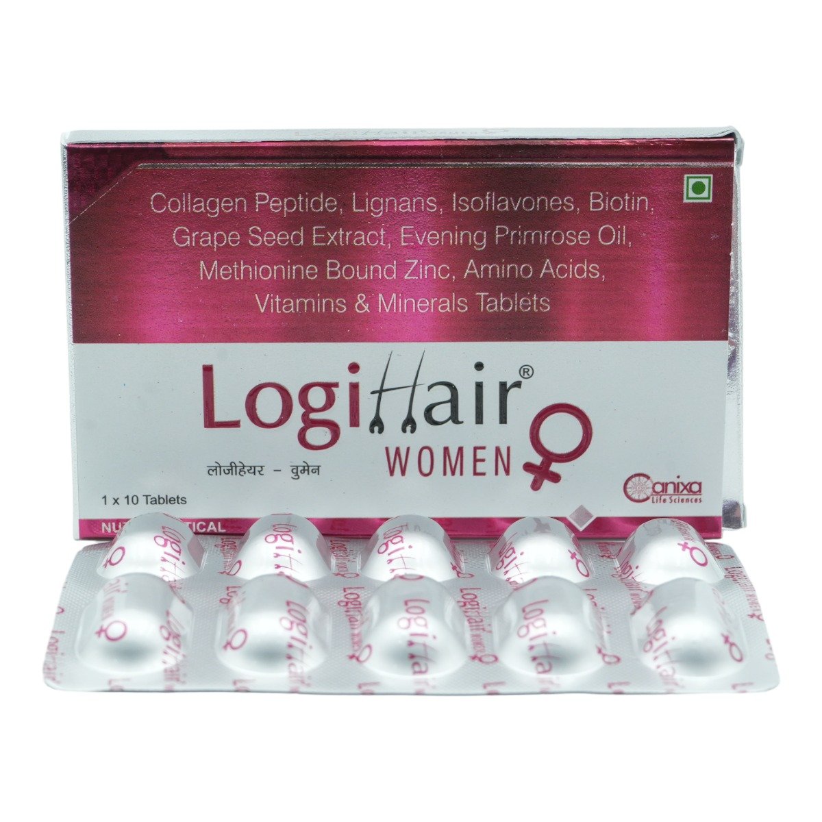 Logihair Women Tablet 10's, Pack of 10 Logihair Women Tablet 10's, Pack of 10