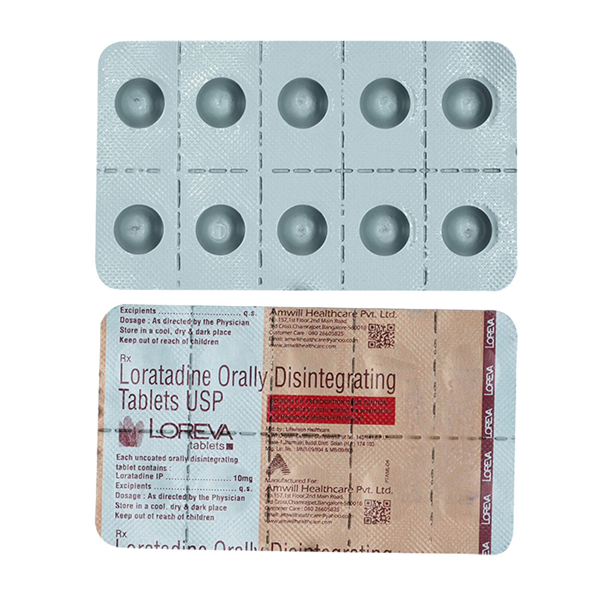 Loreva 10 Tablet 10's, Pack of 10 TABLETS Loreva 10 Tablet 10's, Pack of 10 TABLETS