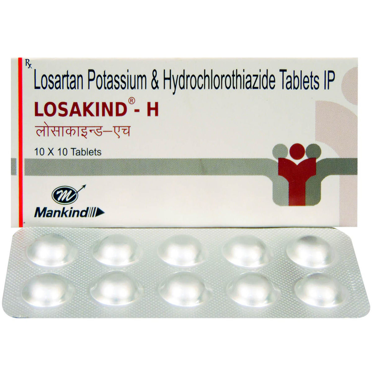 Buy Losakind-H Tablet 10's Online