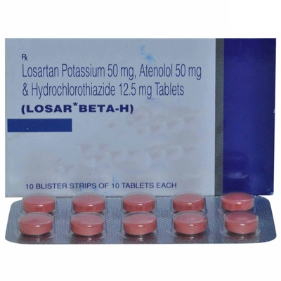 LOSAR BETA H TABLET, Pack of 10 TABLETS