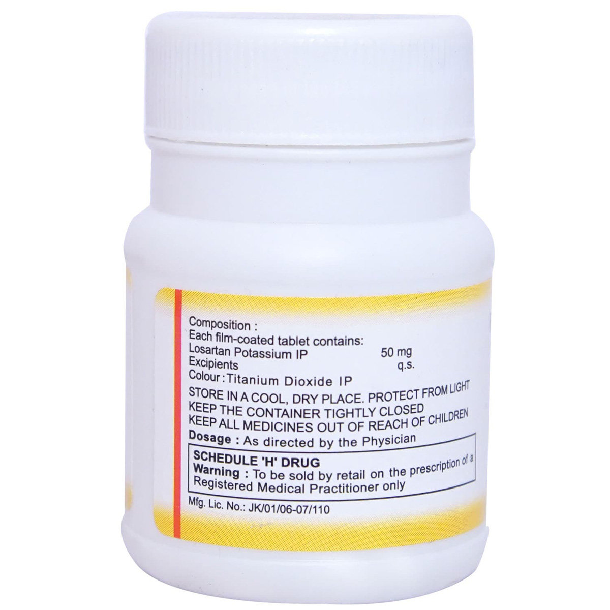 Losium-50 Tablet 30's, Pack of 1 TABLET Losium-50 Tablet 30's, Pack of 1 TABLET