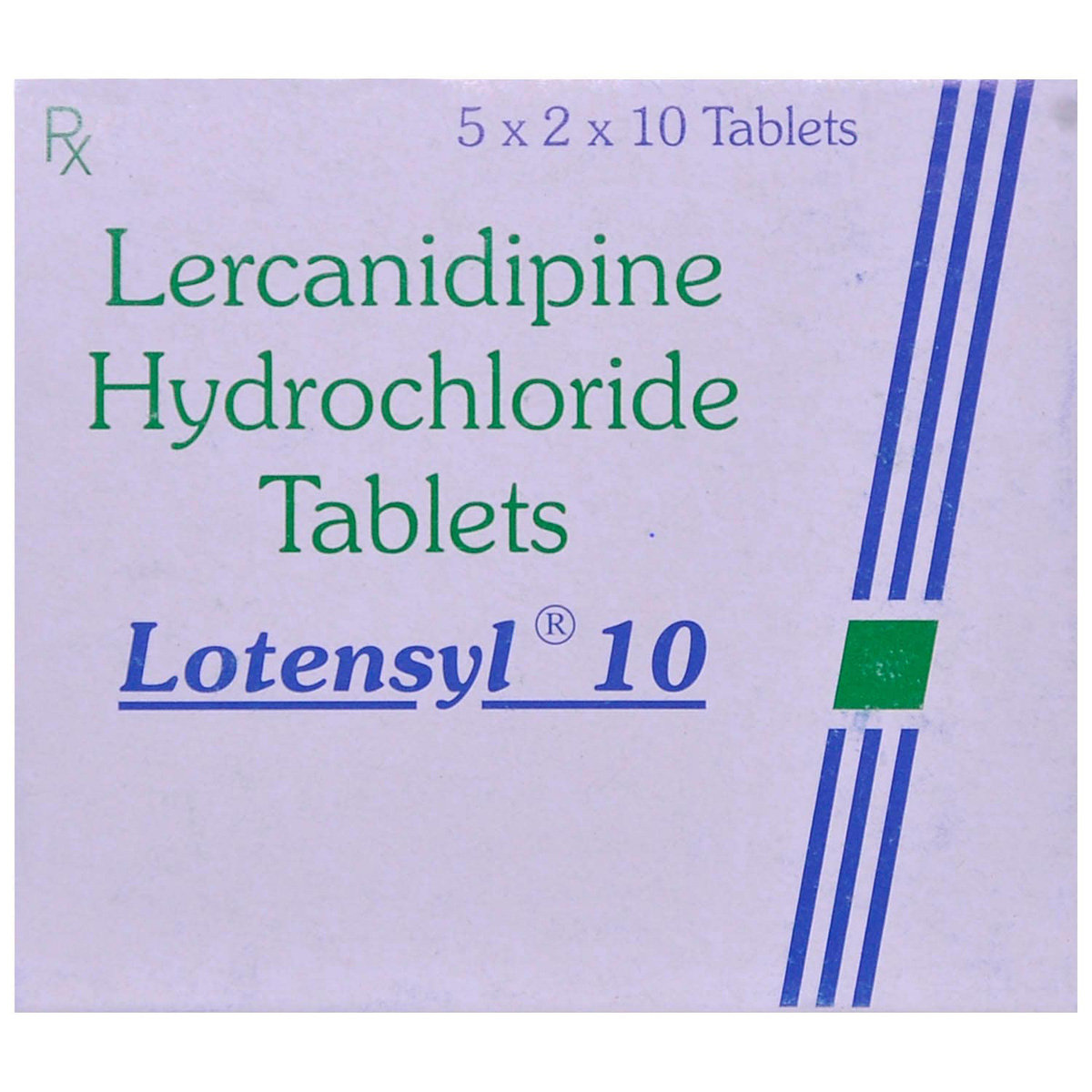 Lotensyl 10 Tablet 10's, Pack of 10 TABLETS Lotensyl 10 Tablet 10's, Pack of 10 TABLETS