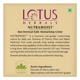 Lotus Herbals Nutramoist Skin Renewal SPF25 Daily Moisturising Cream, 50 gm , Pack of 1