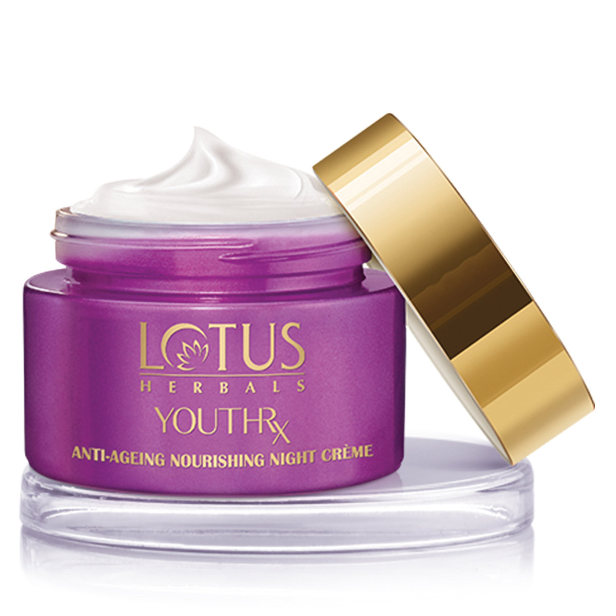 Lotus Herbals YouthRx Anti-Ageing Nourishing Night Cream 50 gm | With Gineplex Youth Compound | Deep Nourishment | Reduces Finelines & Wrinkles | For Firm Skin, Pack of 1 Lotus Herbals YouthRx Anti-Ageing Nourishing Night Cream 50 gm | With Gineplex Youth Compound | Deep Nourishment | Reduces Finelines & Wrinkles | For Firm Skin, Pack of 1