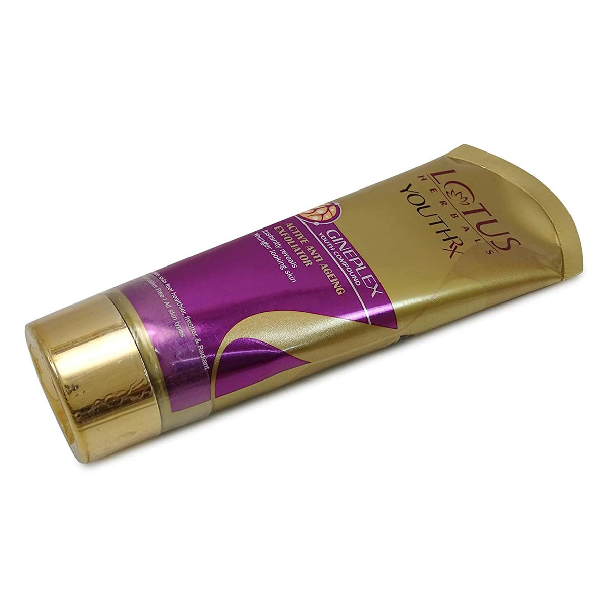 Lotus Herbals Youthrx Active Anti Ageing Exfoliator 100 gm | With Gineplex Youth Compound | Gentle Exfoliation | Gives Younger & Healthier Looking Skin | For All Skin Type, Pack of 1 Lotus Herbals Youthrx Active Anti Ageing Exfoliator 100 gm | With Gineplex Youth Compound | Gentle Exfoliation | Gives Younger & Healthier Looking Skin | For All Skin Type, Pack of 1