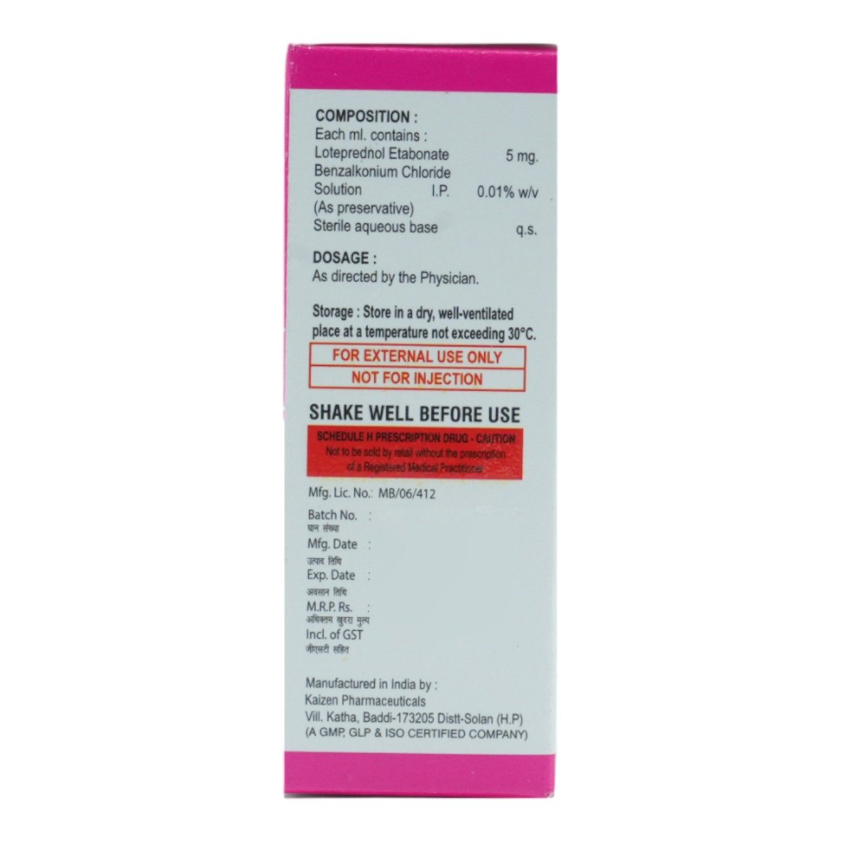 Lotefix Eye Drops 5 ml, Pack of 1 EYE DROPS Lotefix Eye Drops 5 ml, Pack of 1 EYE DROPS