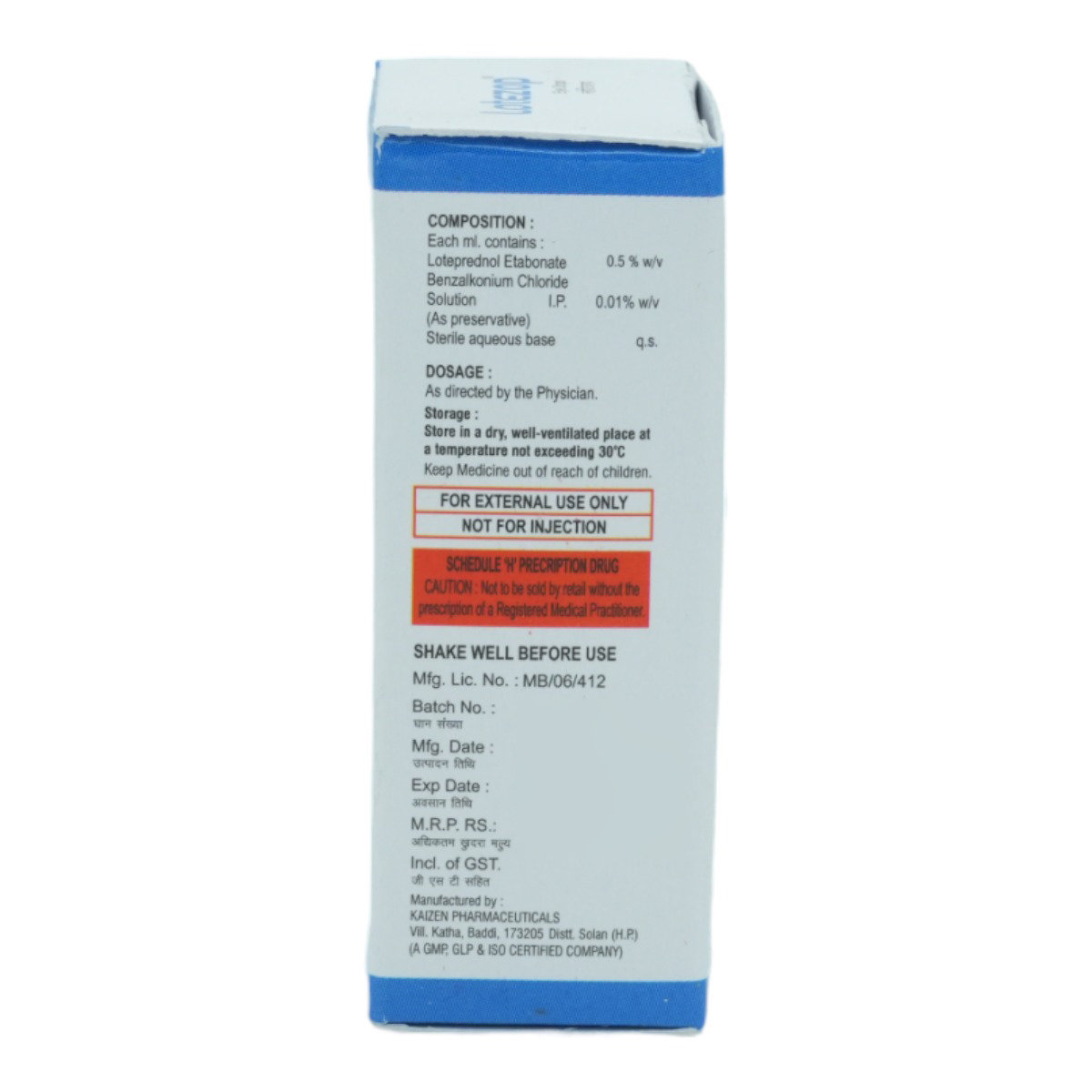 Lotezop Eye Drops 5 ml, Pack of 1 Eye Drops Lotezop Eye Drops 5 ml, Pack of 1 Eye Drops