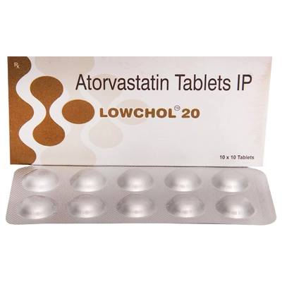 Lowchol 20 Tablet 10's, Pack of 10 TabletS