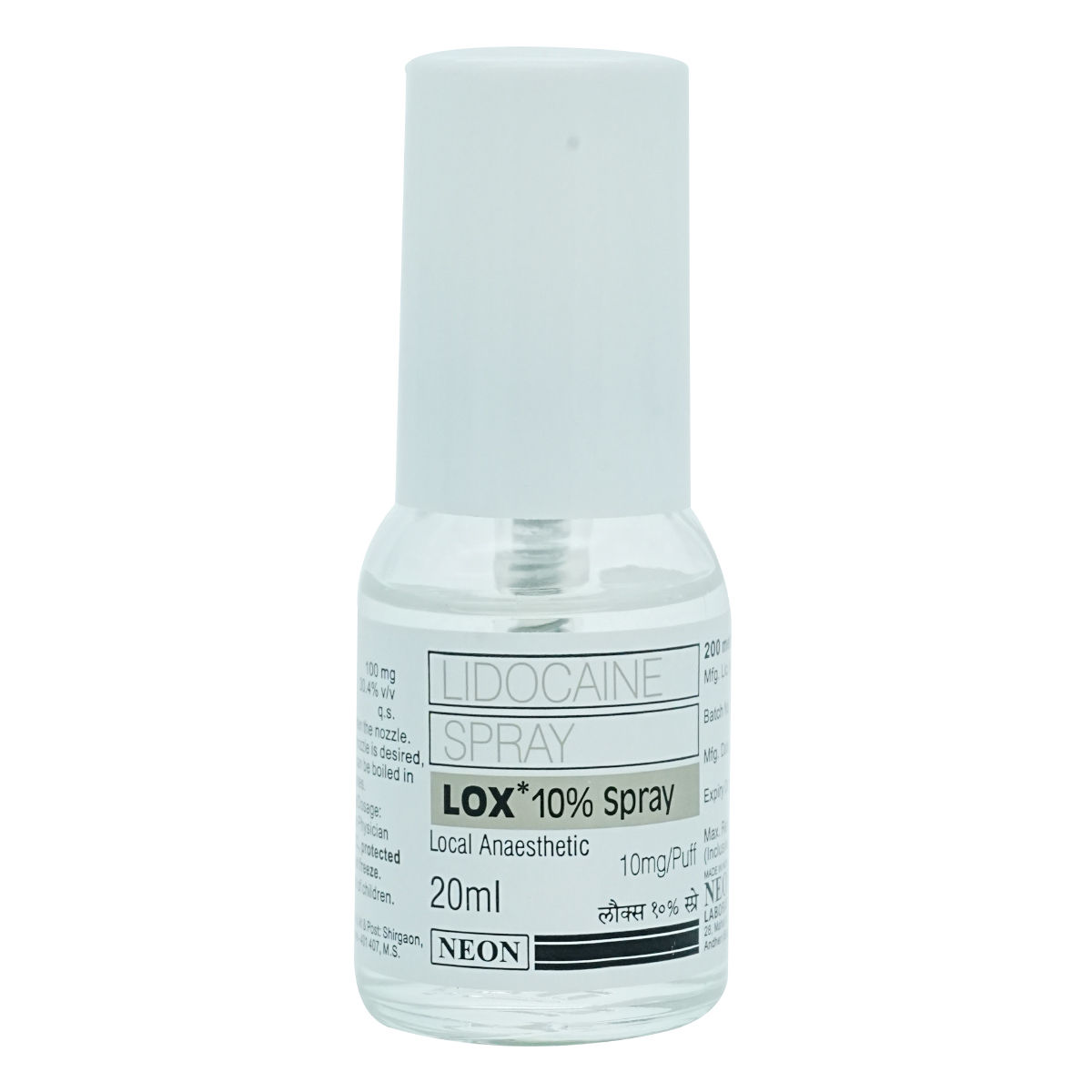 Buy LOX 10% SPRAY 20ML Online