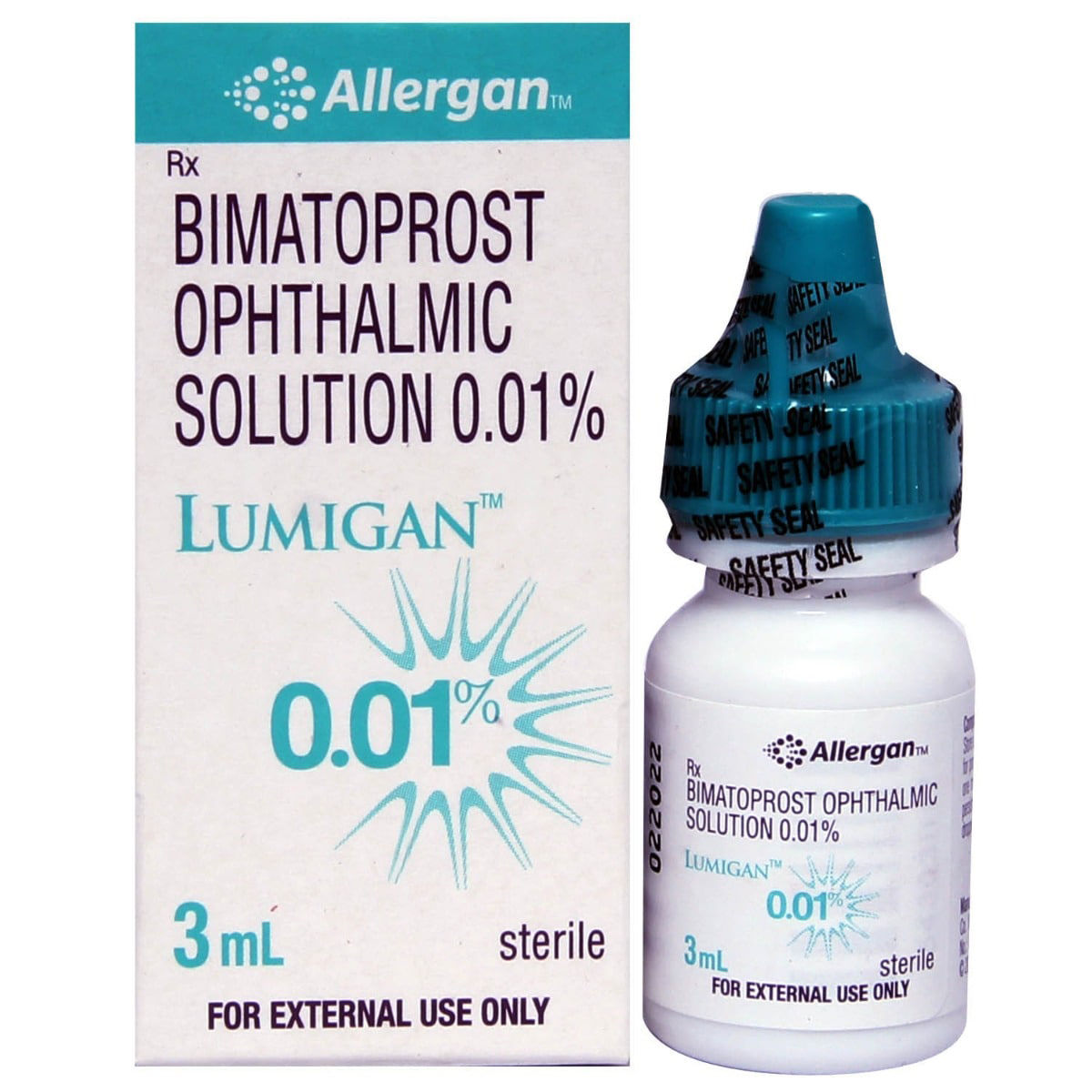 Buy Lumigan 0.01% Ophthalmic Solution 3 ml Online