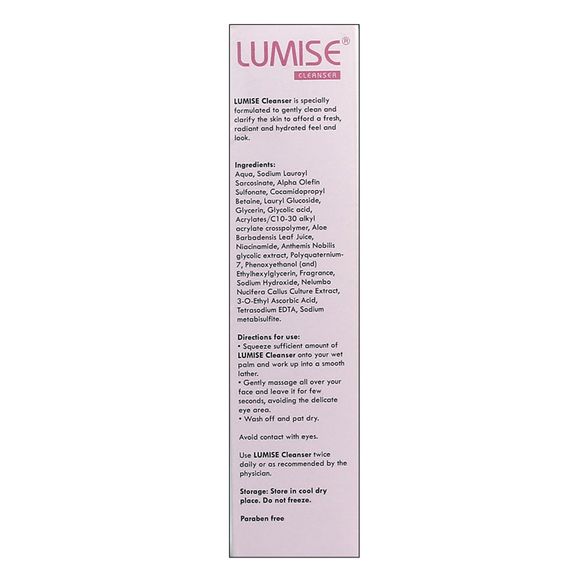 Lumise Cleanser 100 gm, Pack of 1 Lumise Cleanser 100 gm, Pack of 1