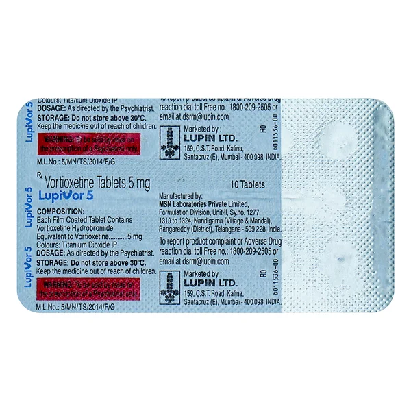 Lupivor 5 Tablet 10's, Pack of 10 TabletS