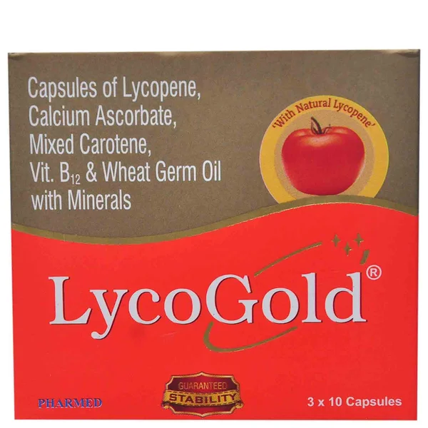 Lycogold Capsule 10's, Pack of 10