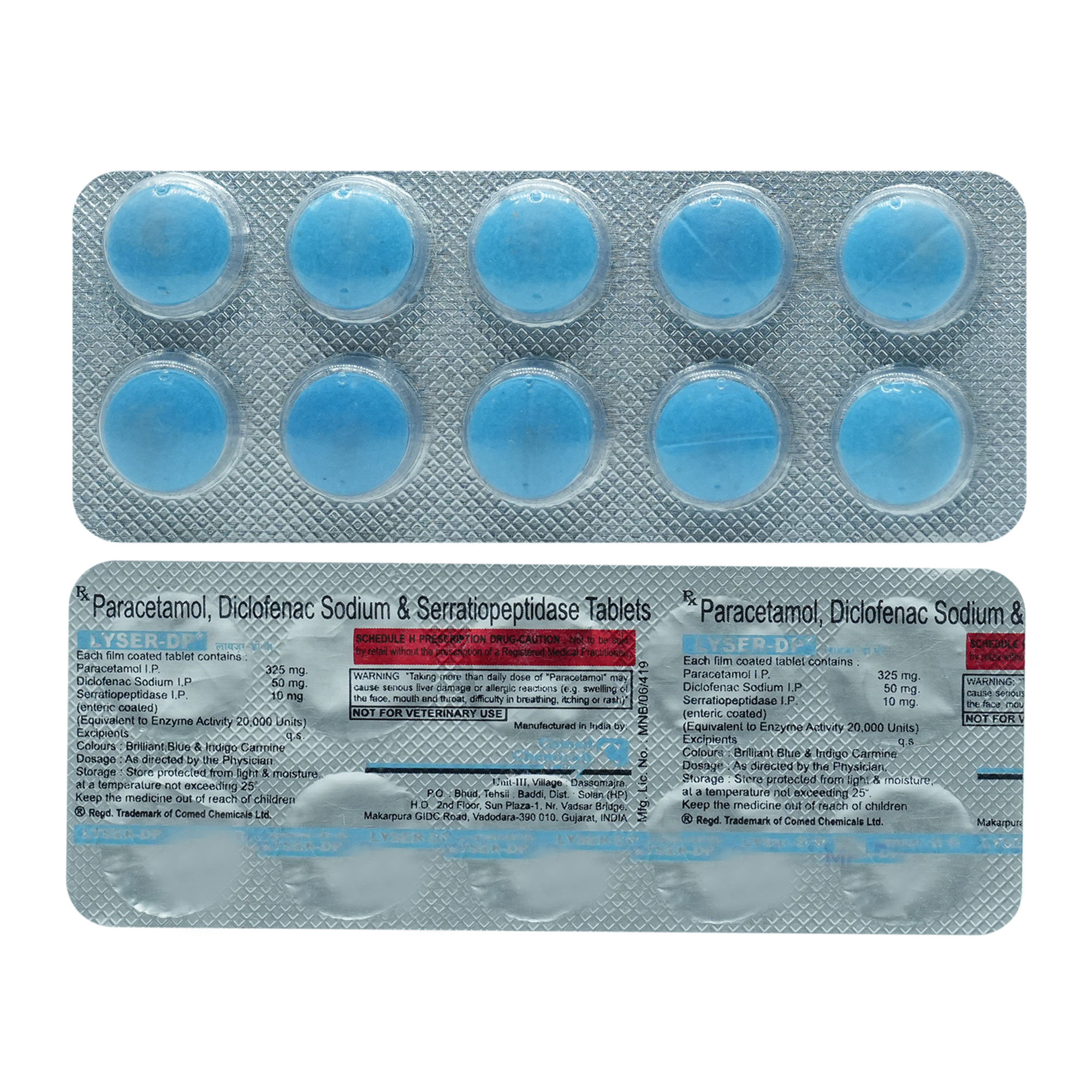 Buy Lyser DP Tablet 10's Online