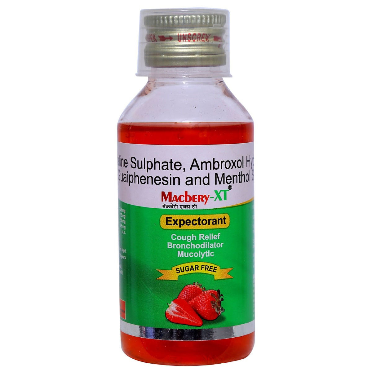 Buy Macbery-XT Sugar Free Expectorant 100 ml Online