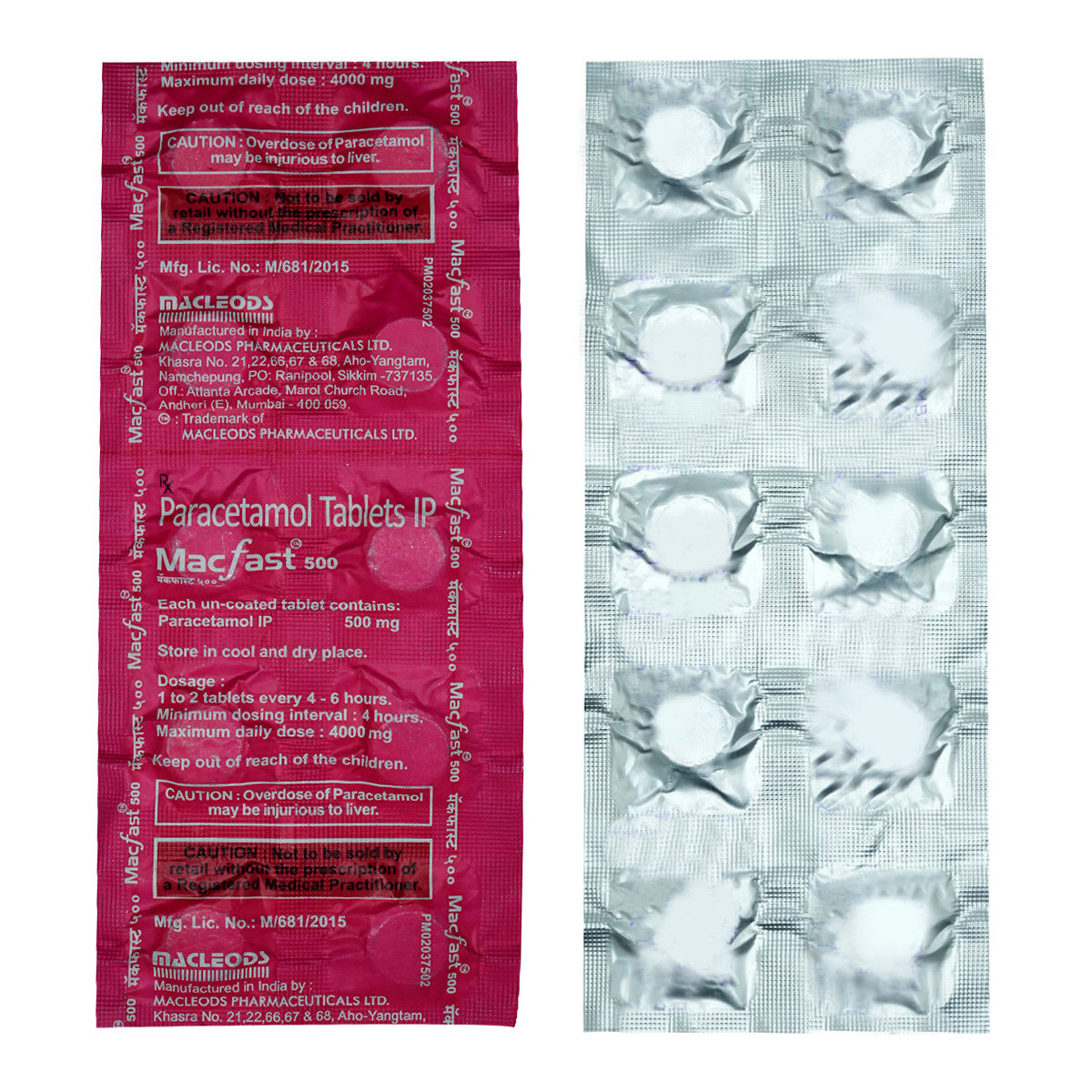 Macfast 500 mg Tablet 10's, Pack of 10 TABLETS Macfast 500 mg Tablet 10's, Pack of 10 TABLETS