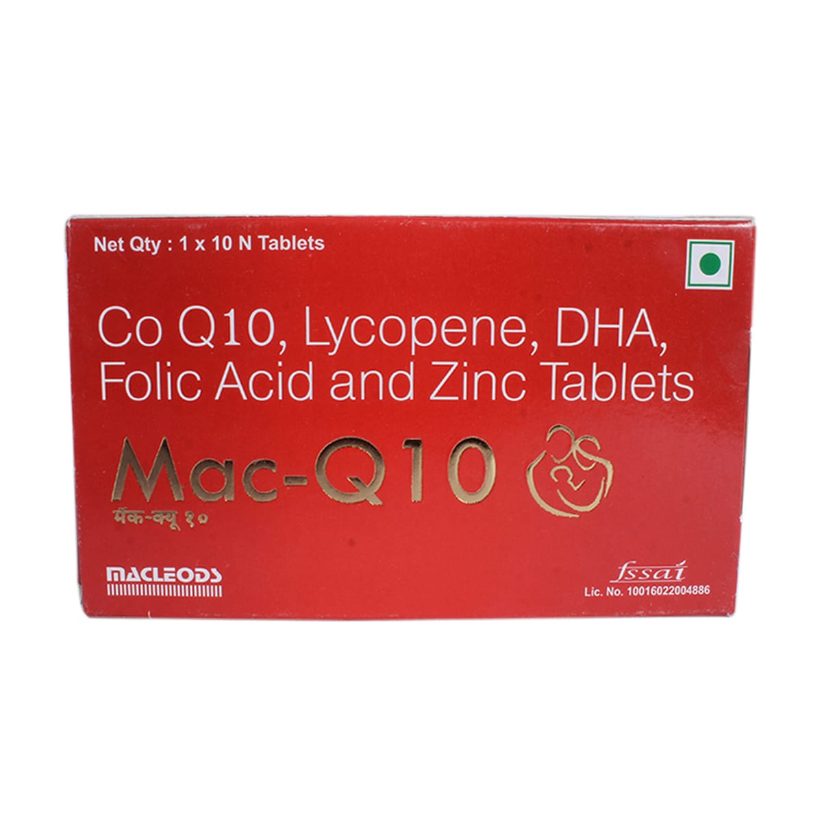 Mac Q 10 Tablet 10's, Pack of 10 TABLETS Mac Q 10 Tablet 10's, Pack of 10 TABLETS