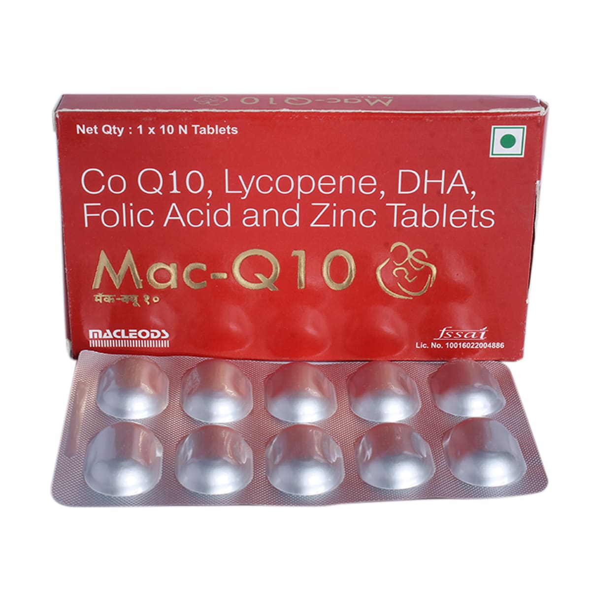 Mac Q 10 Tablet 10's, Pack of 10 TABLETS Mac Q 10 Tablet 10's, Pack of 10 TABLETS