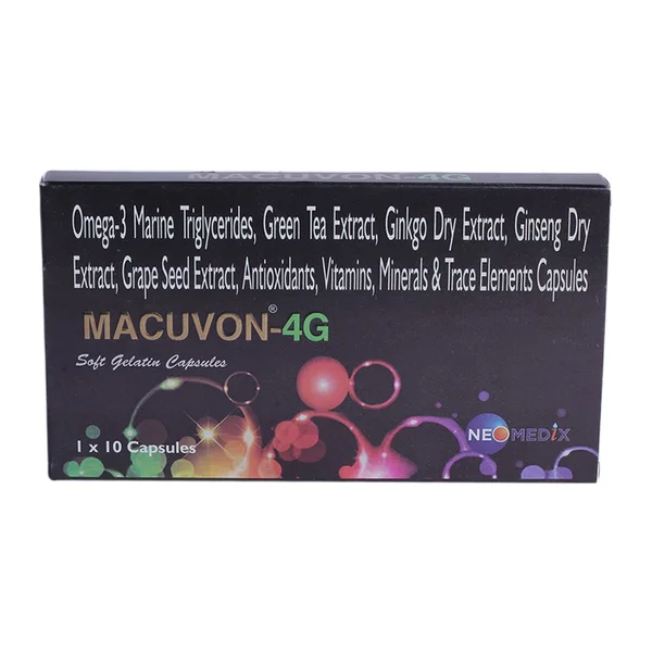 Macuvon-4G Capsule 10's, Pack of 10