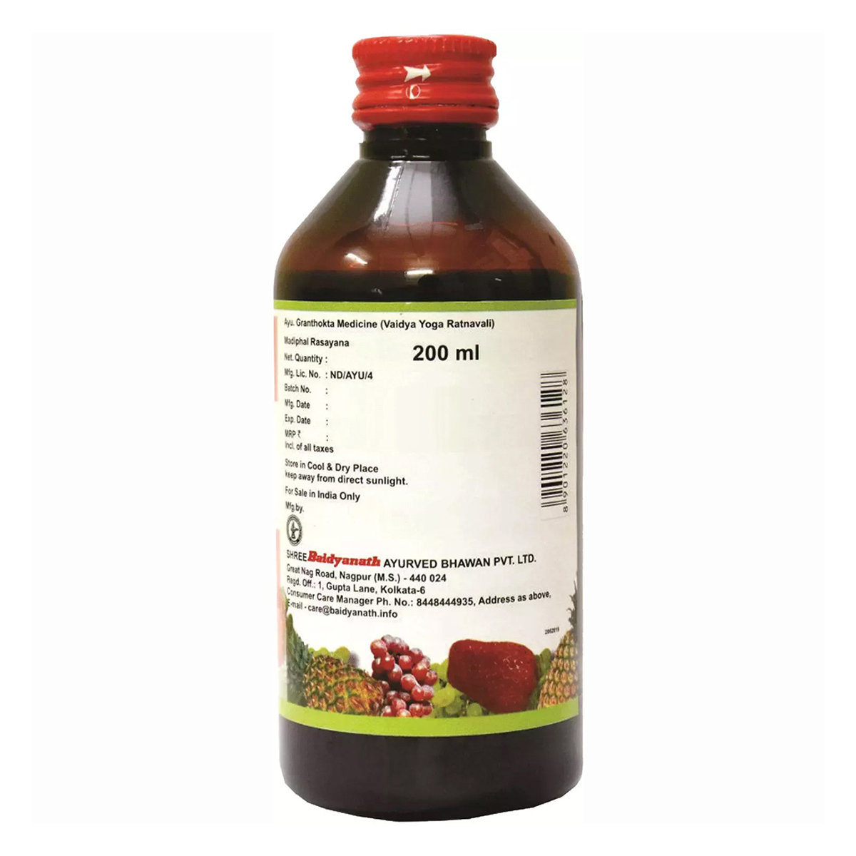 Baidyanath Madiphal Rasayanam, 200 ml, Pack of 1 Baidyanath Madiphal Rasayanam, 200 ml, Pack of 1