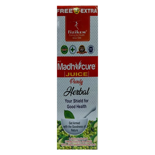 Madhucure Purely Herbal Juice, 550 ml, Pack of 1
