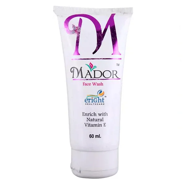 Mador Face Wash 60 ml | Vitamin E, Pack of 1