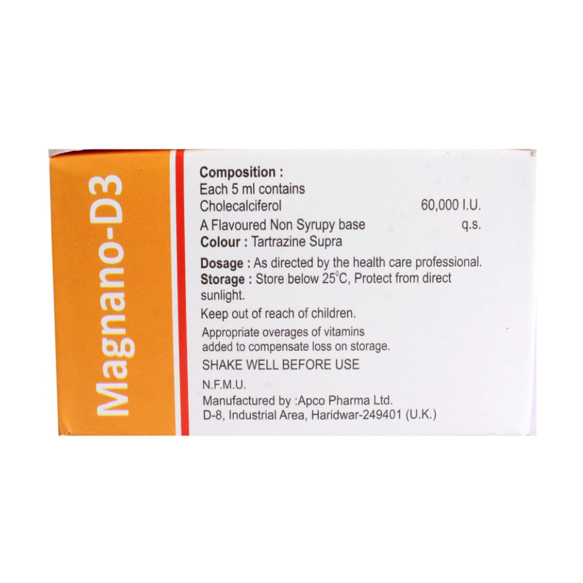 Magnano-D3 Nano Shot Sugar Free Oral Solution 4 x 5 ml, Pack of 4 Magnano-D3 Nano Shot Sugar Free Oral Solution 4 x 5 ml, Pack of 4