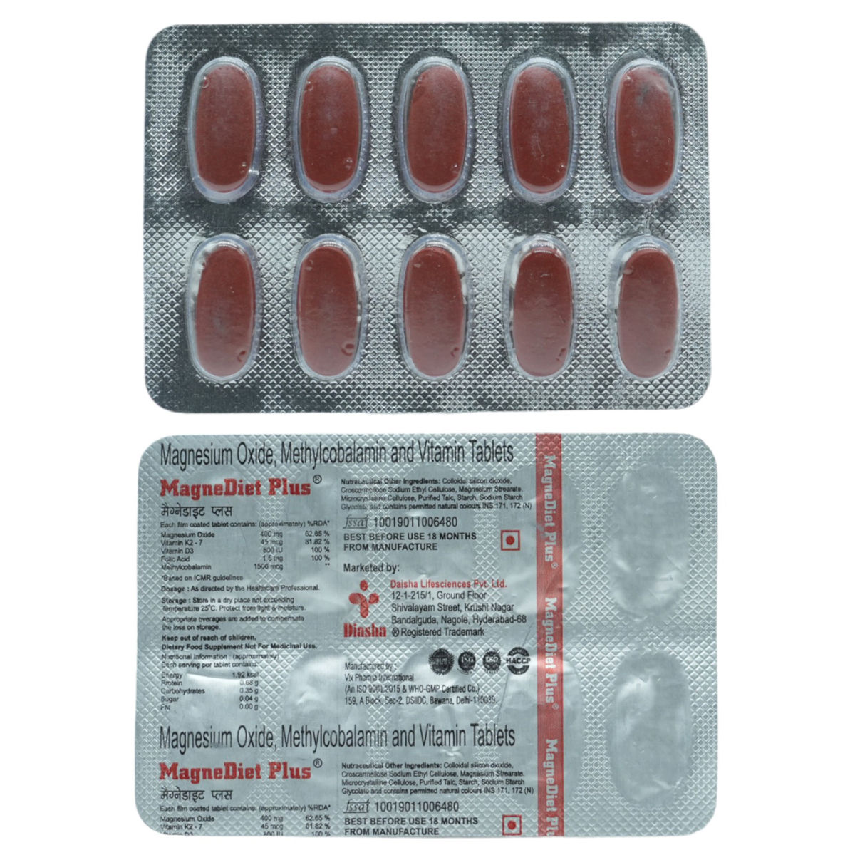 Buy Magnediet Plus Tablet 10's Online