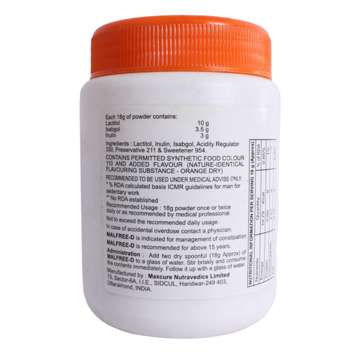 Malfree-D Powder 108 gm, Pack of 1 POWDER Malfree-D Powder 108 gm, Pack of 1 POWDER