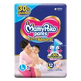 MamyPoko Extra Absorb Diaper Pants Large, 5 Count, Pack of 1