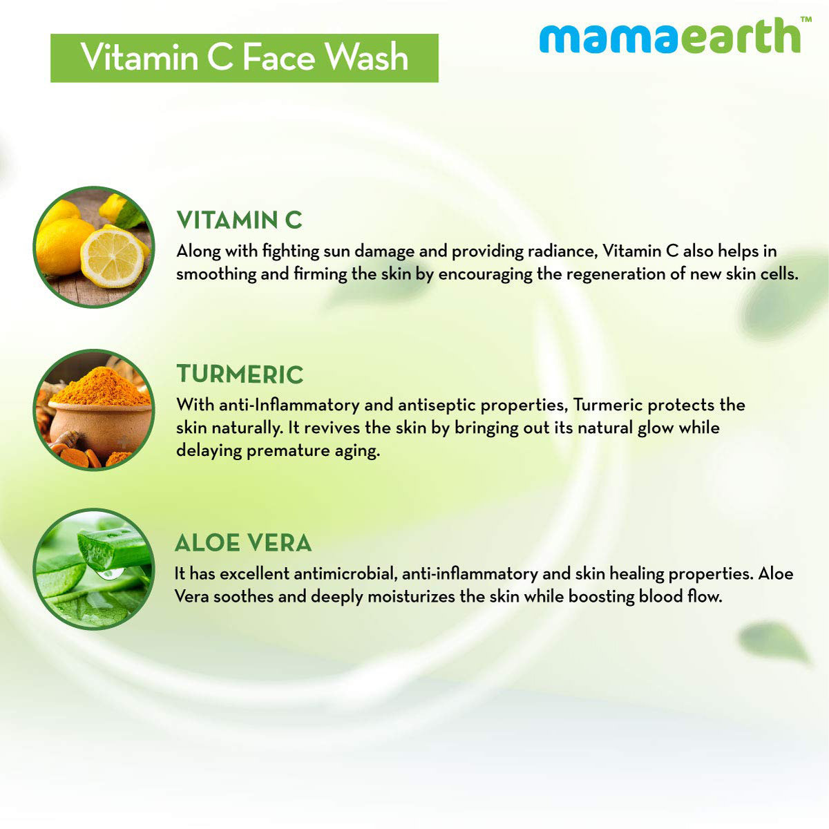 Mamaearth Vitamin C Face Wash 100 ml | With Vitamin C & Turmeric | For Skin Illumination | Brightens Skin | Evens Skin Tone | For All Skin Type, Pack of 1 Mamaearth Vitamin C Face Wash 100 ml | With Vitamin C & Turmeric | For Skin Illumination | Brightens Skin | Evens Skin Tone | For All Skin Type, Pack of 1