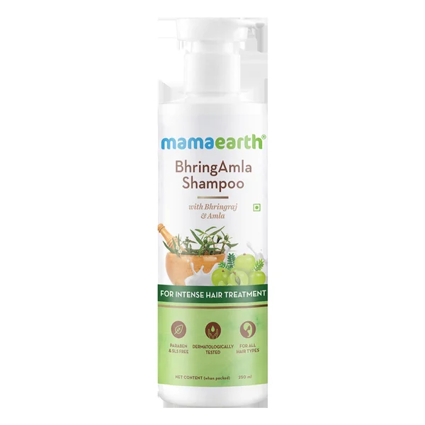 Mamaearth Bhring Amla Shampoo, 250 ml, Pack of 1