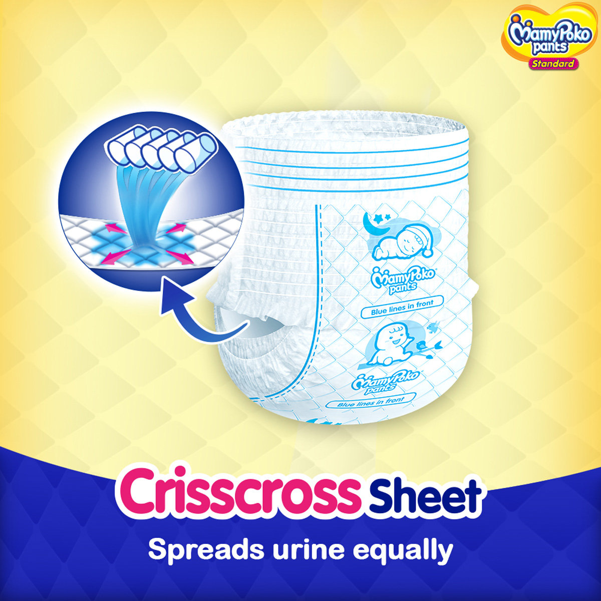 MamyPoko All Night Absorb Diaper Pants XL, 22 Count, Pack of 1 MamyPoko All Night Absorb Diaper Pants XL, 22 Count, Pack of 1