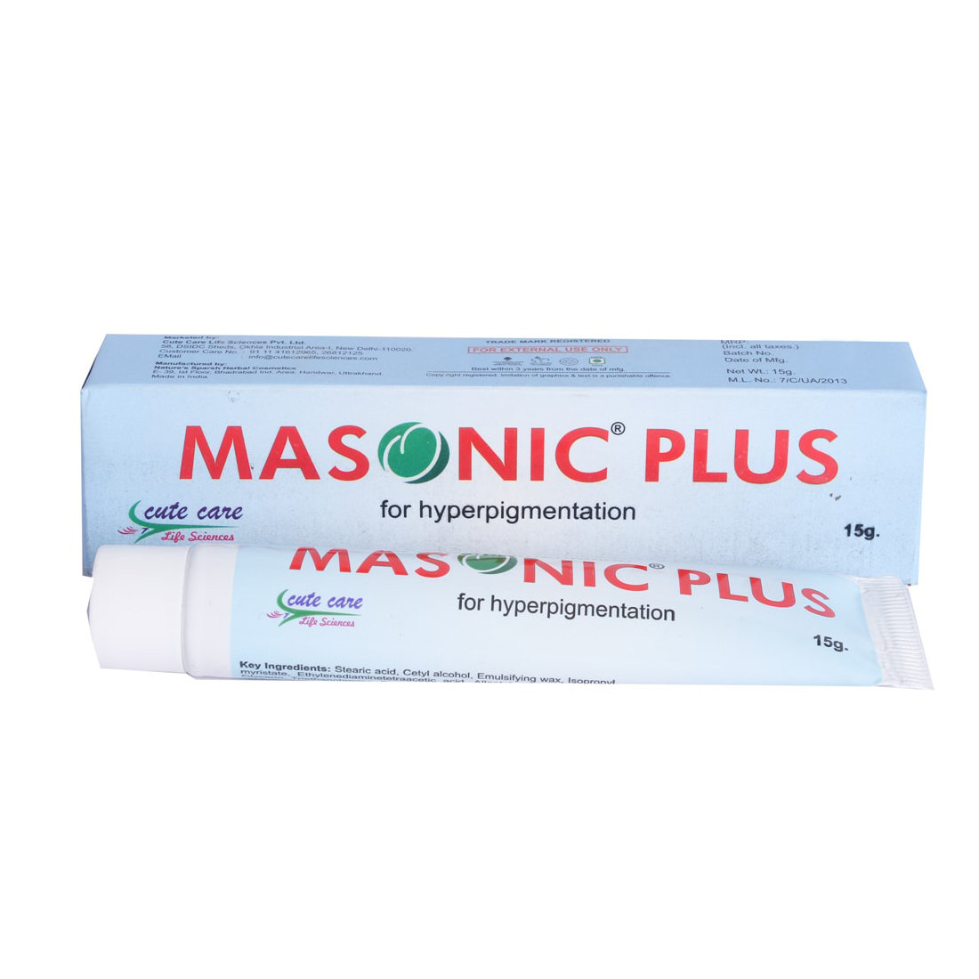 Masonic Plus Cream 15 gm, Pack of 1 Masonic Plus Cream 15 gm, Pack of 1