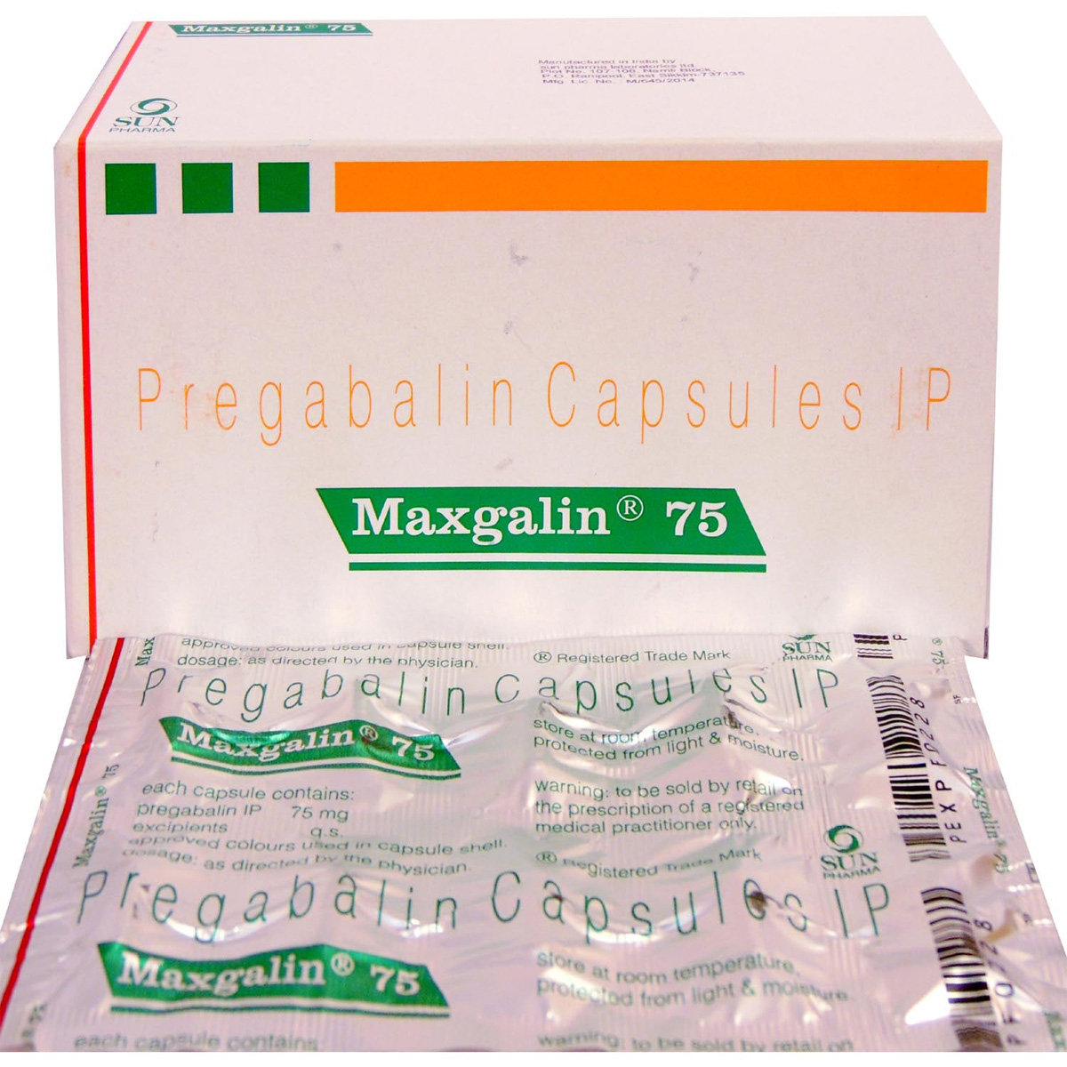 Maxgalin 75 Capsule 10's, Pack of 10 CAPSULES Maxgalin 75 Capsule 10's, Pack of 10 CAPSULES