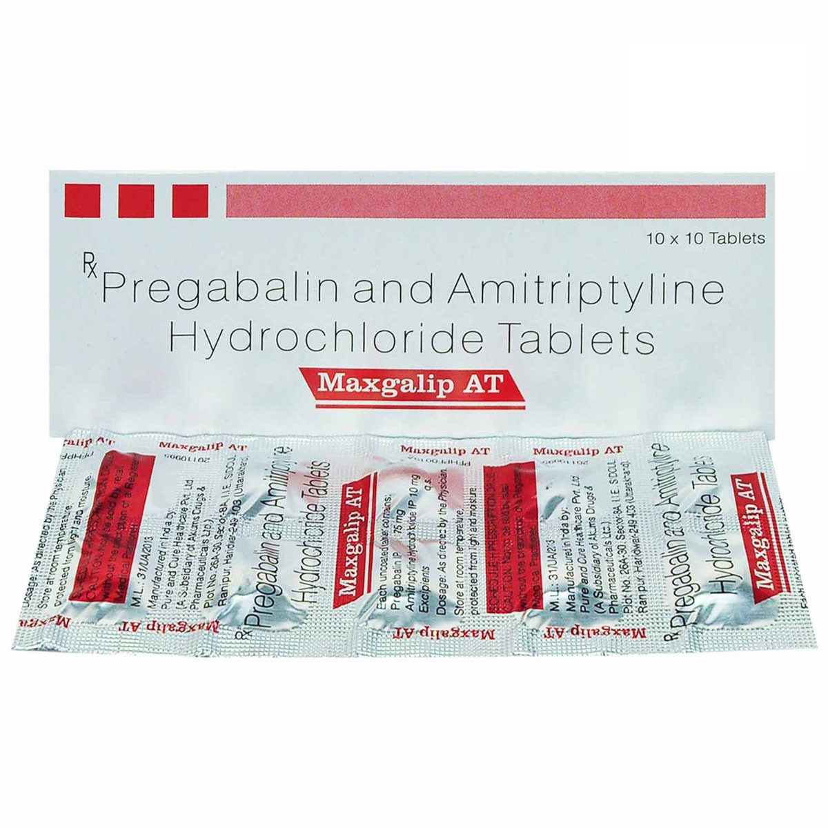 Maxgalip AT Tablet 10's, Pack of 10 Maxgalip AT Tablet 10's, Pack of 10