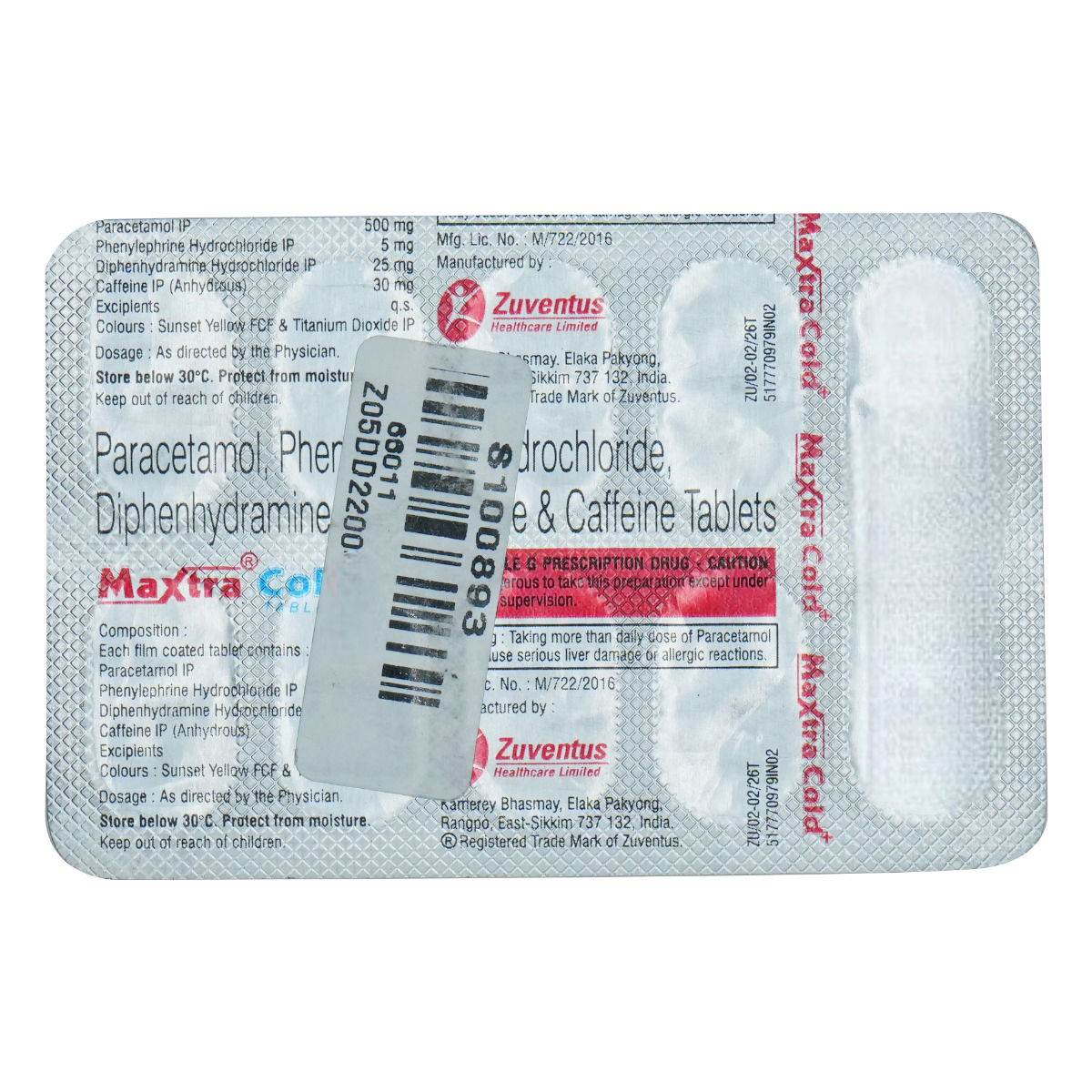 Buy Maxtra Cold Plus Tablet 10's Online