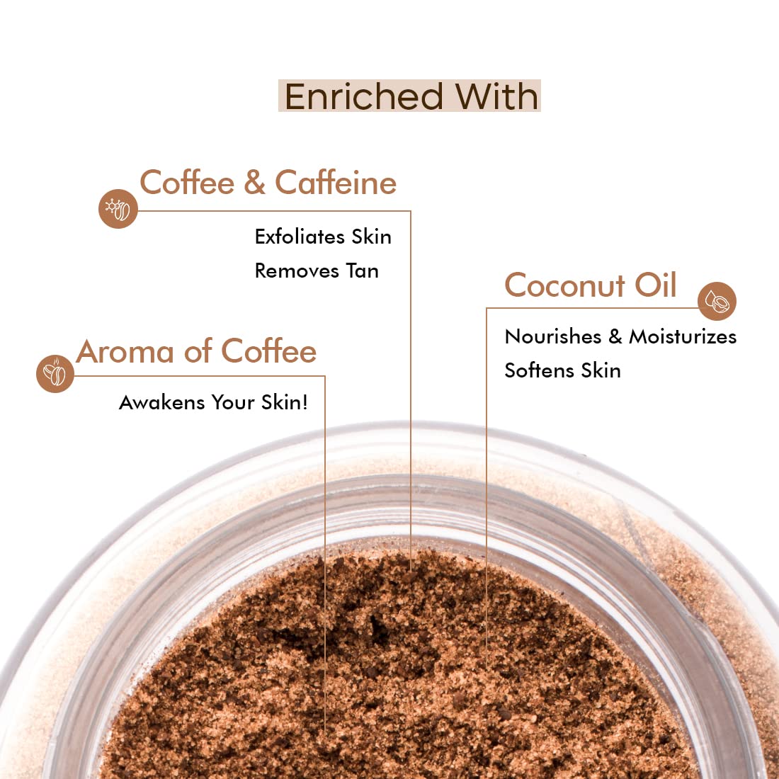 Mcaffeine Coffee Body Scrub 100 gm | Coffee With Coconut | Tan Removal Scrub | Exfoliates Dead Skin Cells | For Both Men & Women | For Normal To Oily Skin, Pack of 1 Mcaffeine Coffee Body Scrub 100 gm | Coffee With Coconut | Tan Removal Scrub | Exfoliates Dead Skin Cells | For Both Men & Women | For Normal To Oily Skin, Pack of 1