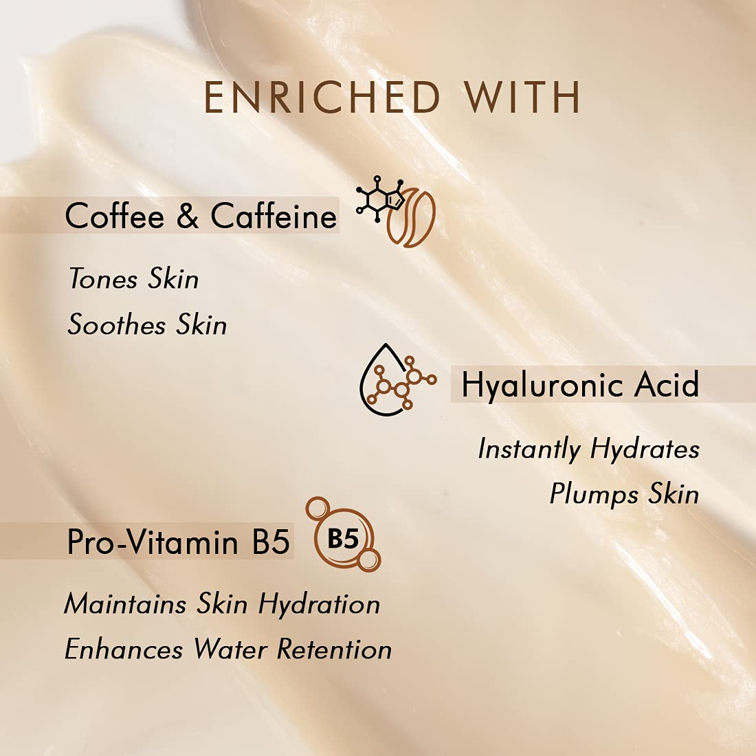 Mcaffeine Naked & Raw Coffee Moisturizer 50 ml | Coffee, Hyaluronic Acid & Pro Vitamin B5 | For 48 Hrs Of Moisturization | Oil Free Hydration | Lightweight & Non Sticky Formula | For All Skin Type, Pack of 1 Mcaffeine Naked & Raw Coffee Moisturizer 50 ml | Coffee, Hyaluronic Acid & Pro Vitamin B5 | For 48 Hrs Of Moisturization | Oil Free Hydration | Lightweight & Non Sticky Formula | For All Skin Type, Pack of 1