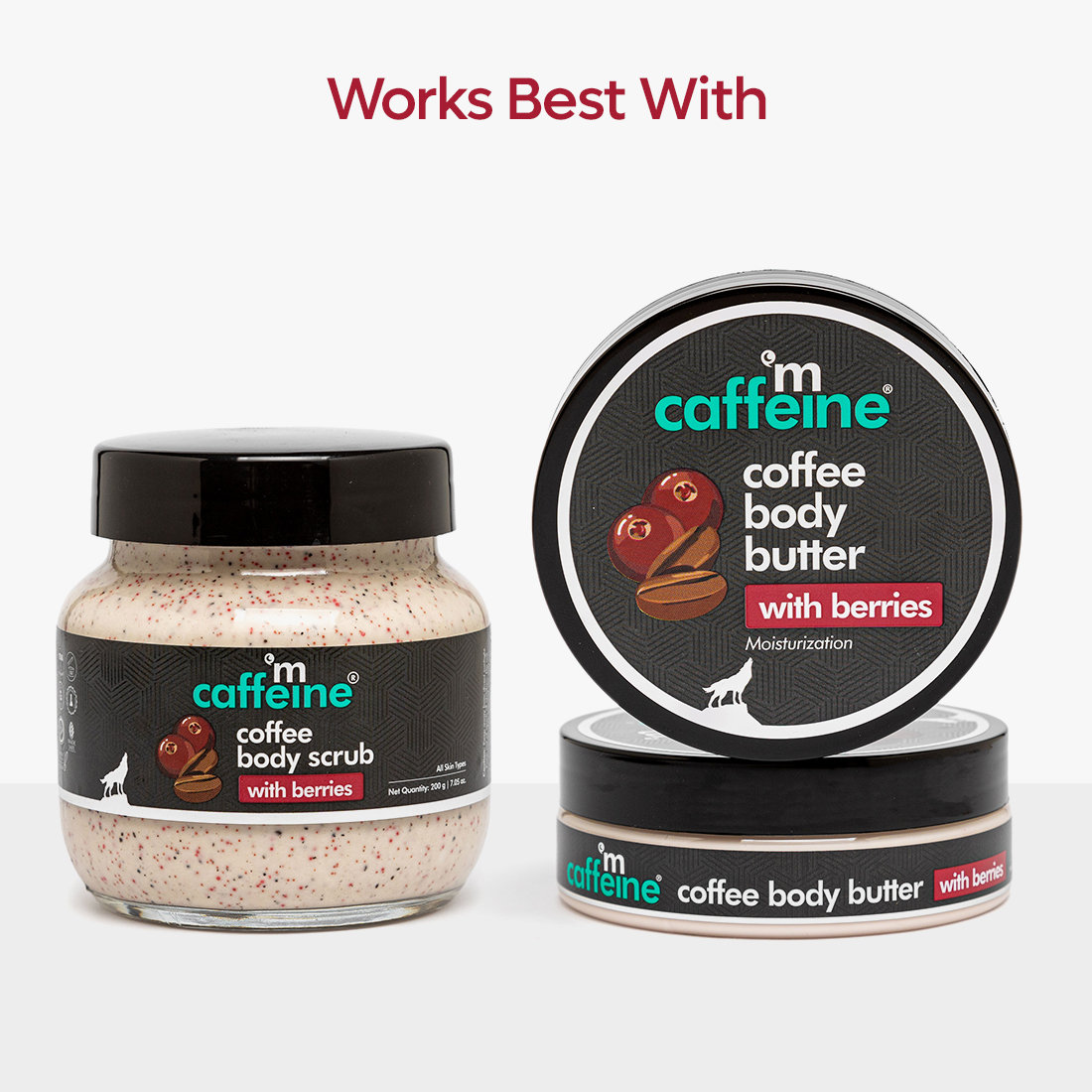 Mcaffeine Coffee Body Scrub with Berries 200 gm | Pure Arabica Coffee With Blend Of Strawberry, Raspberry & Cranberry | Removes Dead Skin | Moisturises Skin | Tan Removal Scrub | For Smooth Skin | For All Skin Type, Pack of 1 Mcaffeine Coffee Body Scrub with Berries 200 gm | Pure Arabica Coffee With Blend Of Strawberry, Raspberry & Cranberry | Removes Dead Skin | Moisturises Skin | Tan Removal Scrub | For Smooth Skin | For All Skin Type, Pack of 1