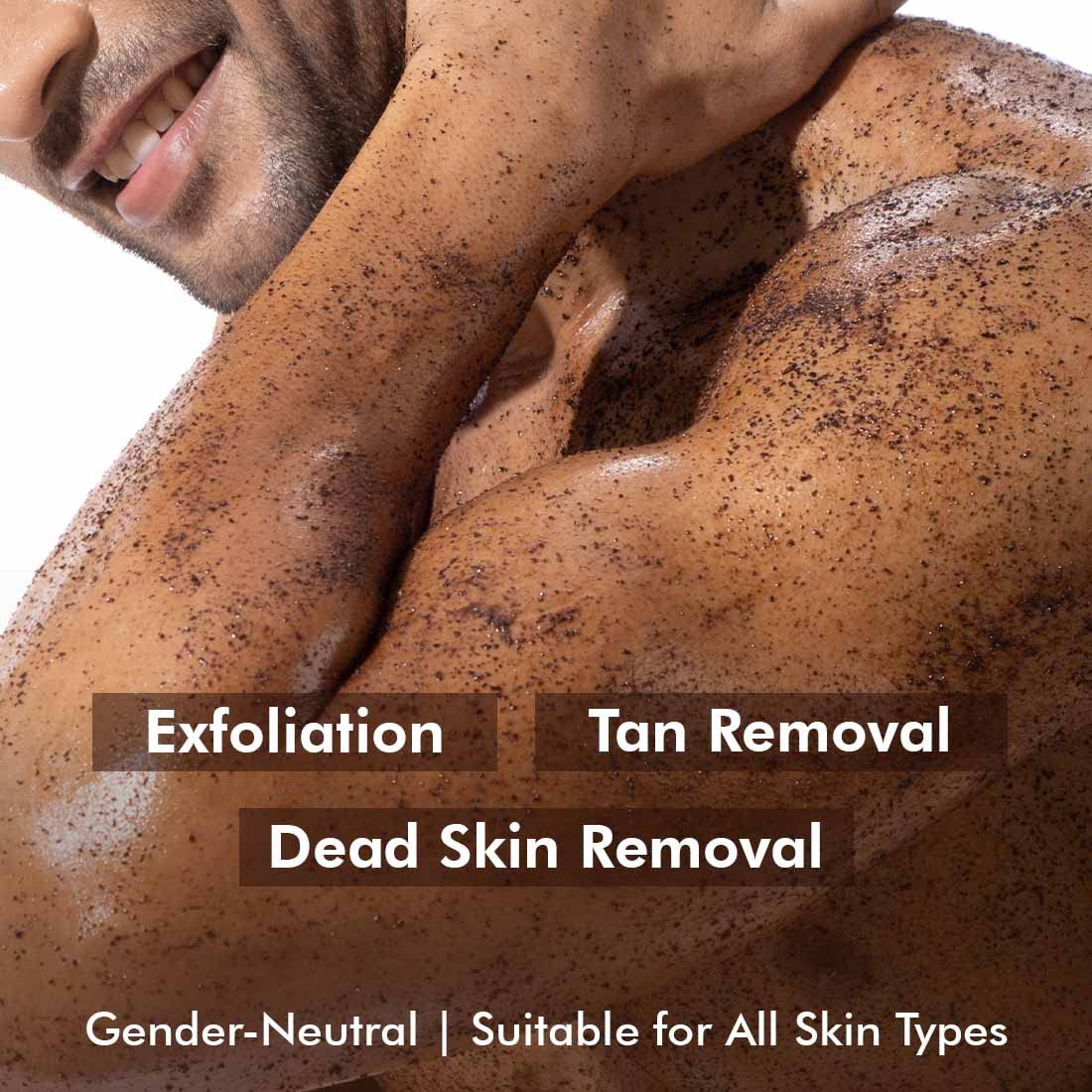 Mcaffeine Coffee Body Scrub 55 gm | Coffee With Coconut | Tan Removal Scrub | Exfoliates Dead Skin Cells | For Both Men & Women | For Normal To Oily Skin, Pack of 1 Mcaffeine Coffee Body Scrub 55 gm | Coffee With Coconut | Tan Removal Scrub | Exfoliates Dead Skin Cells | For Both Men & Women | For Normal To Oily Skin, Pack of 1