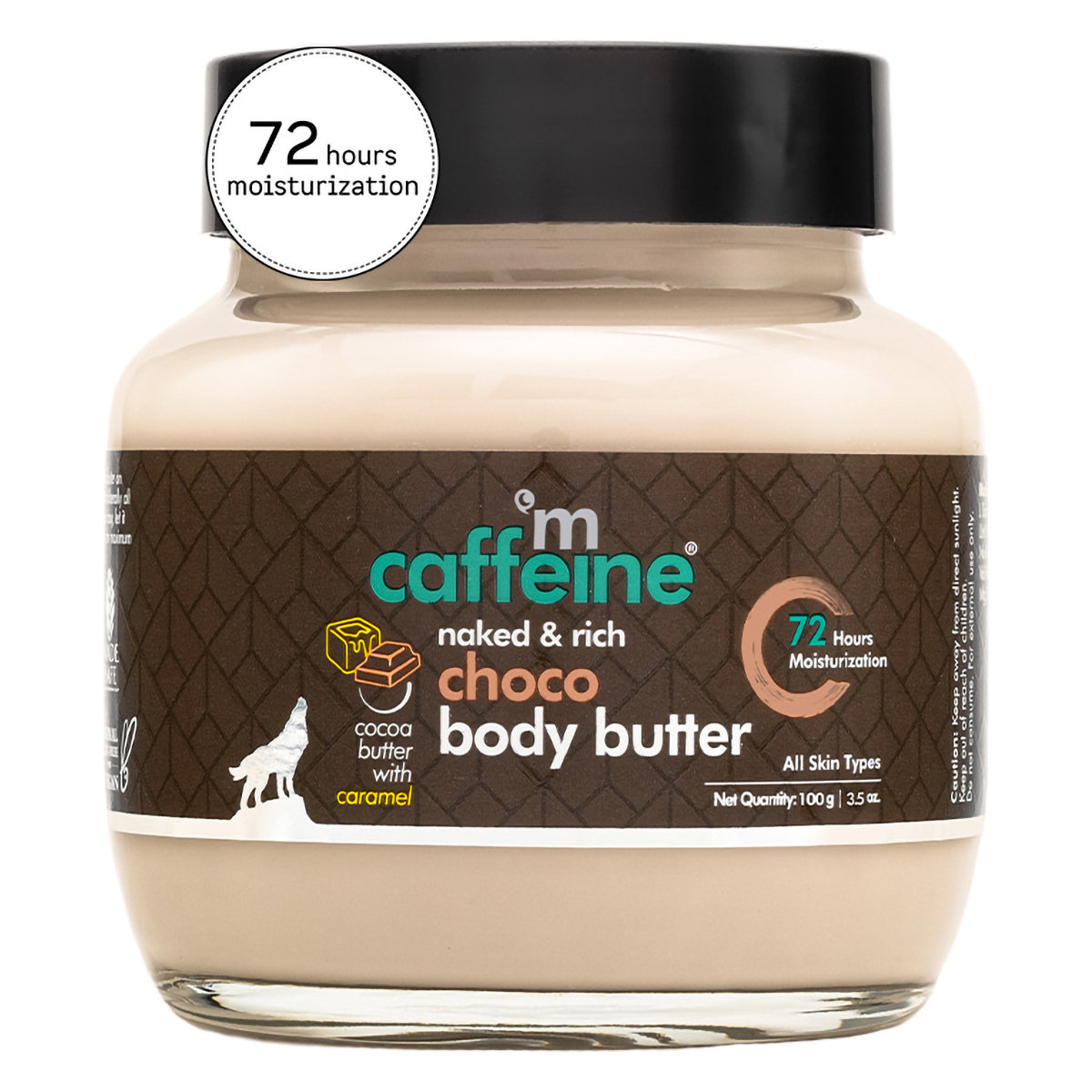 Mcaffeine Naked & Rich Choco Body Butter 100 gm | Cocoa Butter, Shea Butter, Caffiene, Argan Oil With Caramel | 72hrs Of Moisturisation | Reduces Stretch Marks | Heals Dry Skin | Non Sticky Formula | For All Skin Type, Pack of 1 Mcaffeine Naked & Rich Choco Body Butter 100 gm | Cocoa Butter, Shea Butter, Caffiene, Argan Oil With Caramel | 72hrs Of Moisturisation | Reduces Stretch Marks | Heals Dry Skin | Non Sticky Formula | For All Skin Type, Pack of 1